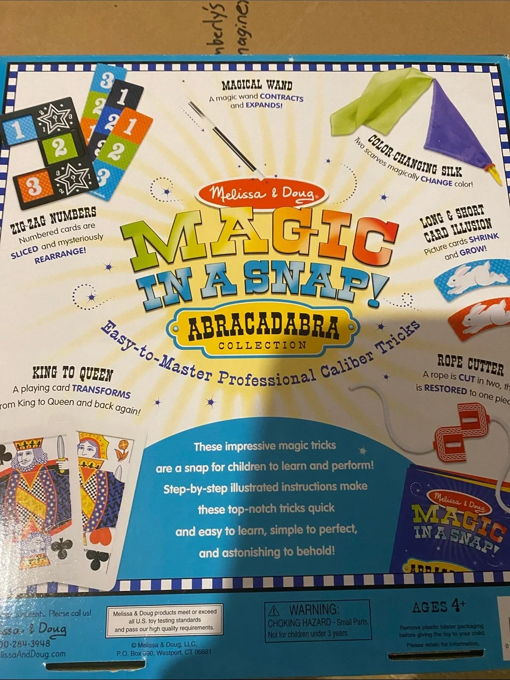 Melissa & Doug Magic In A Snap! Abracadabra Collection - Blue, Yellow, Red